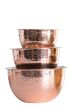 Copper Finished Mixing Bowls