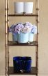 Cream Quatrefoil Footed Planter