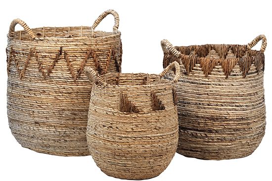 Small Banana Leaf Exotic Basket