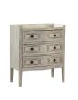 Soft Gray Mirrored Top Chest