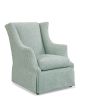 Hessway Blue Wing Back Chair
