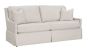 Kelly Skirted 2Over2 Flax Sofa