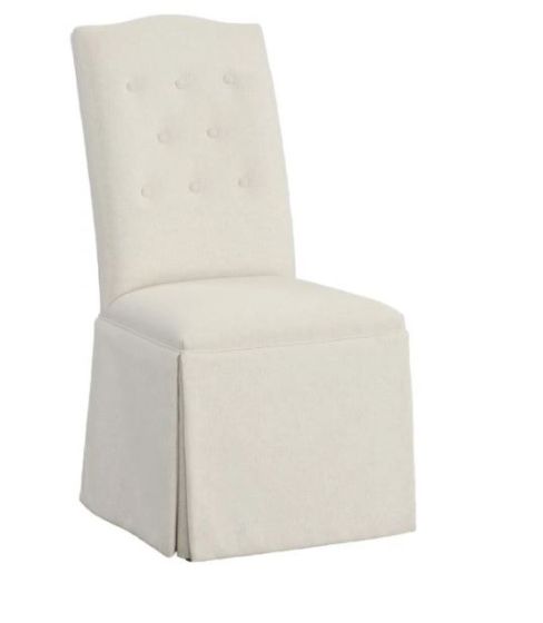 Camel Skirted Dining Chair