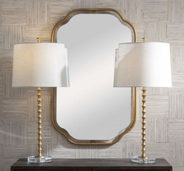 Gold Leaf Table Lamp