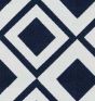 20"x20" Blue Geometric Pillow