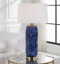 Blue Ceramic Lamp