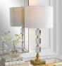 Stacked Crystal Table Lamp