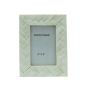 4“ x 6" White Criss-Cross Frame
