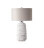 Abstract Plaid Ceramic Lamp