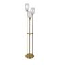 Gold Triple Light Floor Lamp