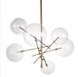Glass Bulb Brass Pendant Light