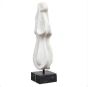 Abstract White Marble Sculpture