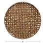 Round Rattan Tray