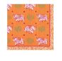 Batik Elephants Orange Cocktail