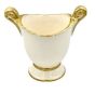 Savoy White & Gold Cachepot