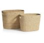 Small Oval Abaca Basket