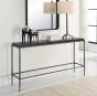 Dark Silver Console Table