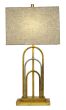 Gold and Silver Arch Lamp