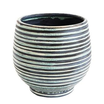 Striped Aqua Planter