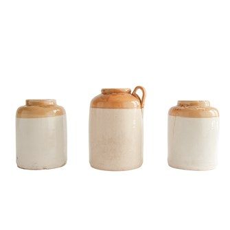 10" Decorative Ceramic Crock