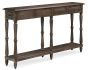 Two Drawer Rustic Console Table