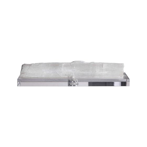 Selenite Log an Acrylic Base