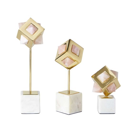Blush and Gold Sculpture - sm