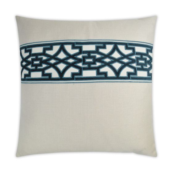 Lyon Pearl Pillow with Applique