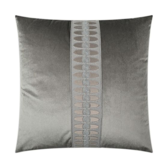 Mati Velvet Smoke Stripe Pillow