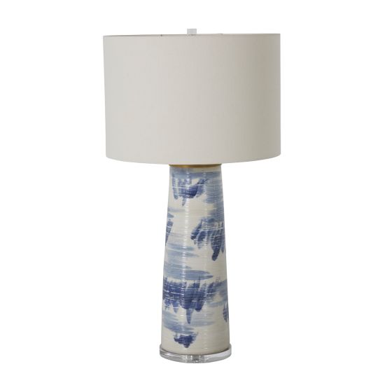 Blue & White Chinoiserie Lamp