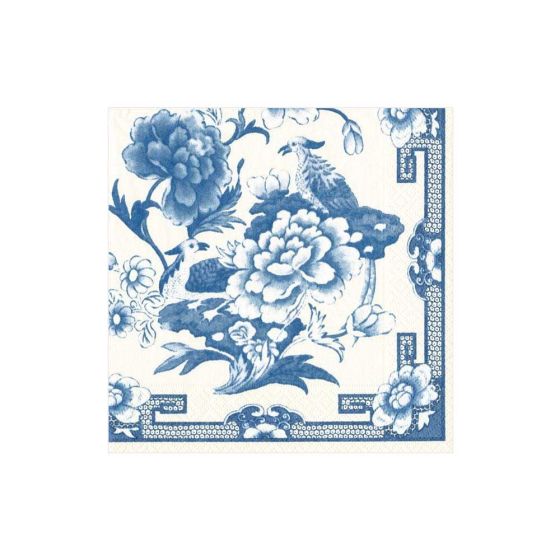 Blue and White Cocktail Napkins