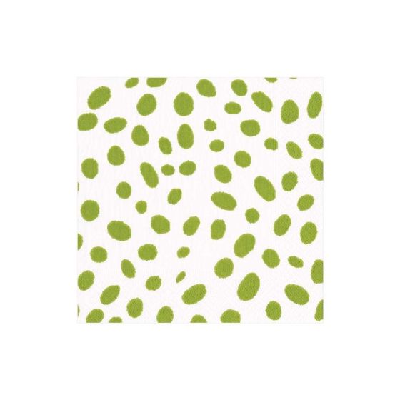 Green Spots Cocktail Napkin
