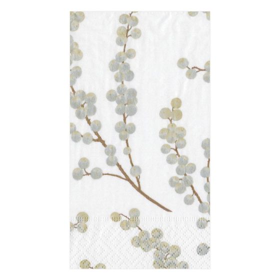 Silver Branches Guest Napkins