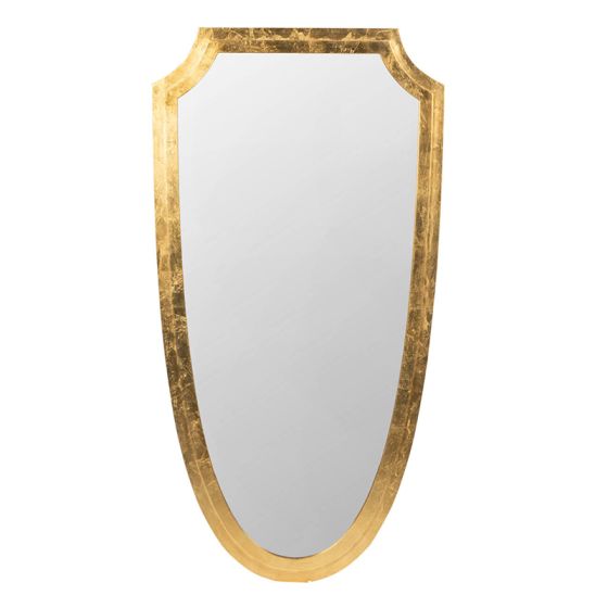 Unique Shaped Gold Mirror