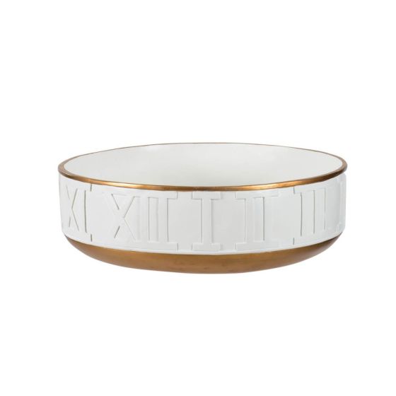 Roman Numeral Accent Bowl