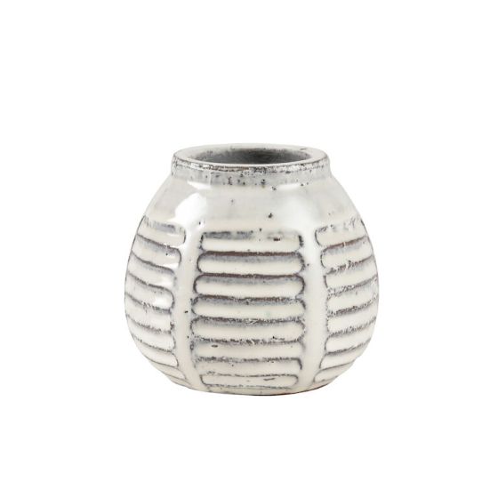 Small White Muriel Vase