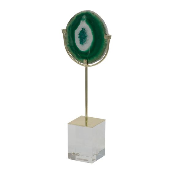 Floating Green Agate
