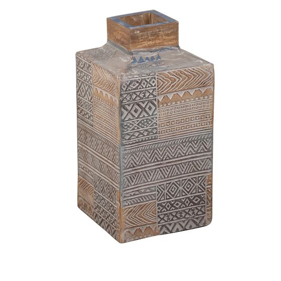 Small Tribal Carved Vase