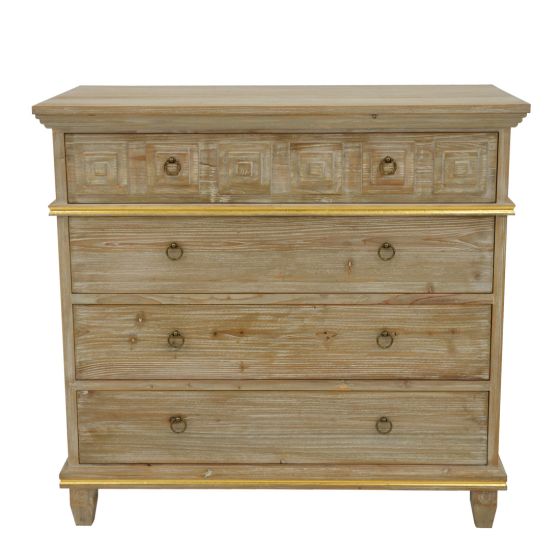 4 Drawer Natural Dresser