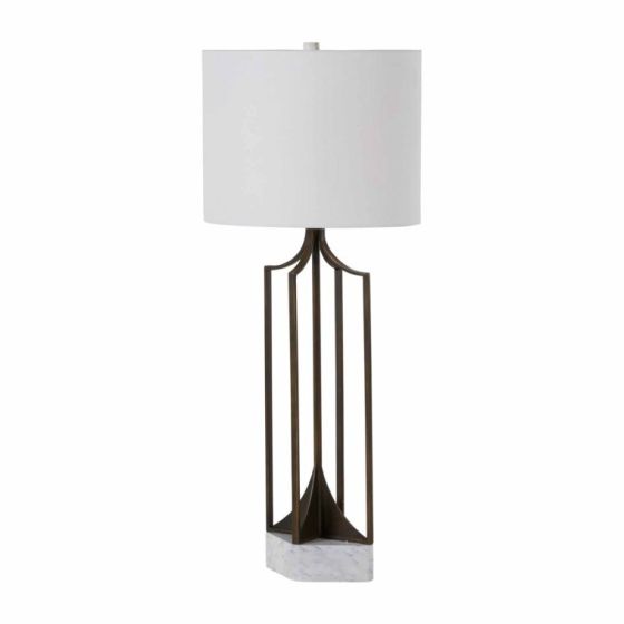 Brushed Copper Metal Lamp