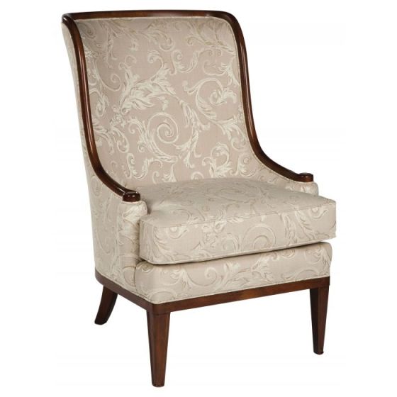 Geometric Wing Chair