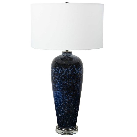 Navy, Cobalt & White Lamp