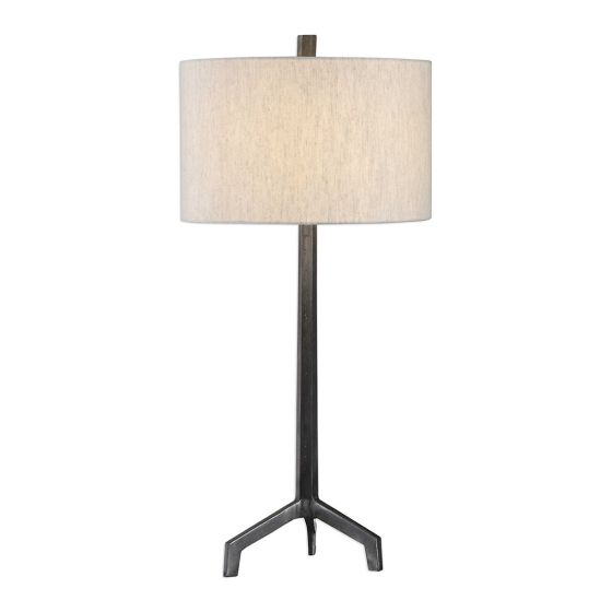 Textured Cast Iron Lamp