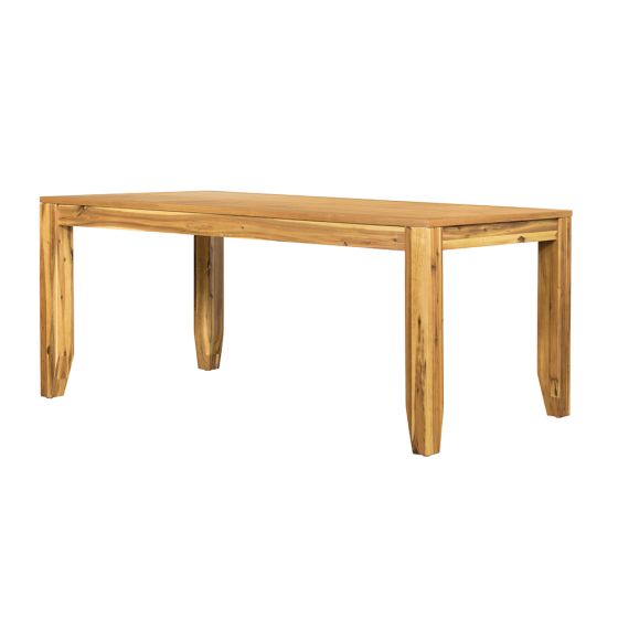 Light Warm Stained Dining Table