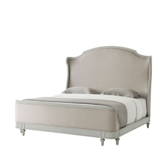 Madeleine Elsa Grey King Bed
