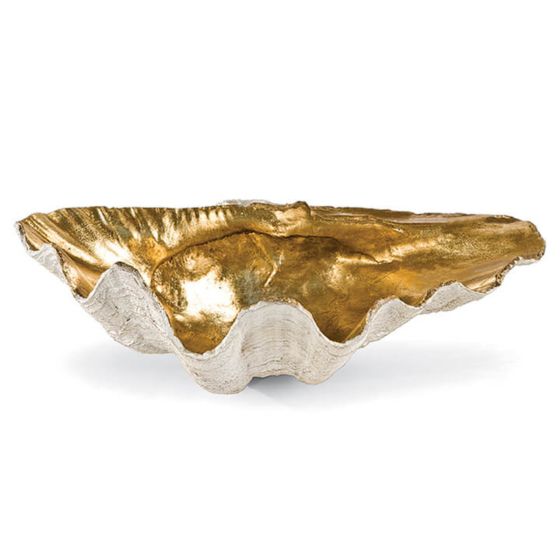Small Gold Clam Bowl