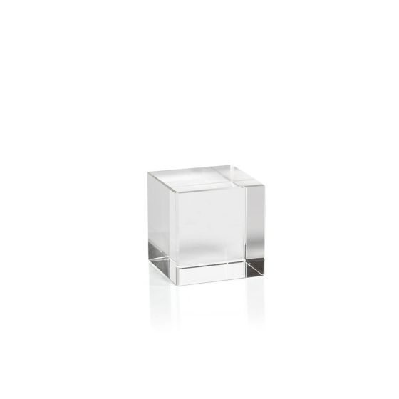 Medium Crystal Glass Cube
