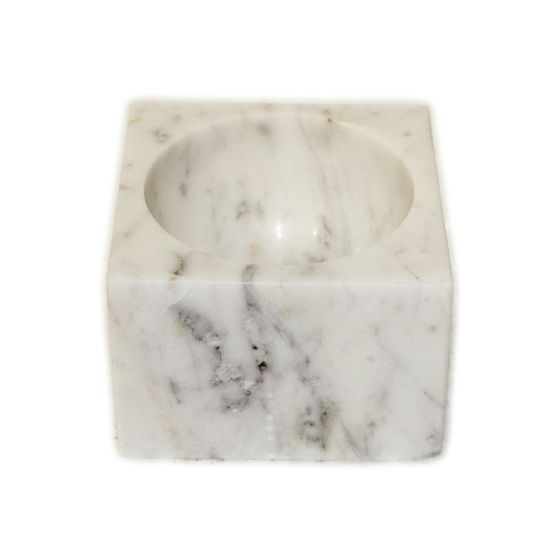 Square Marble Concave Bowl
