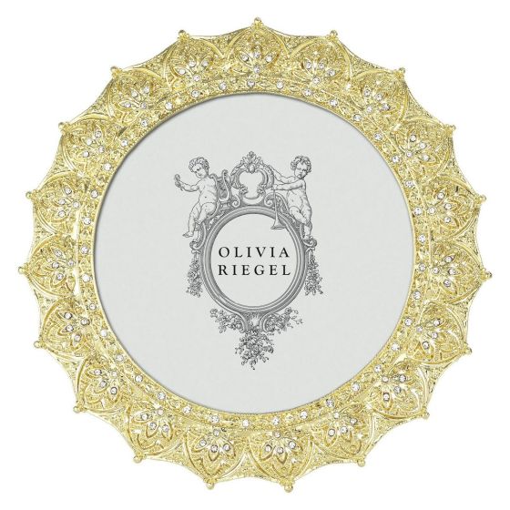 Gold Windsor Round 4" Frame