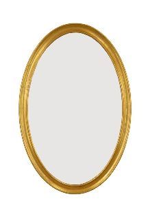 Gold Small Oval Mirror